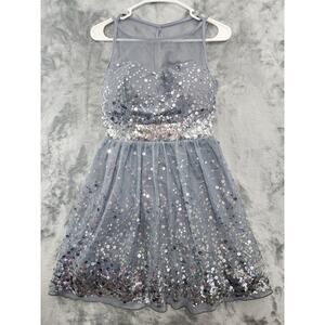 open lace back dress Colette Black A-Line V-Neck Satin Lace Appliques Prom Dress with Slit main image 0